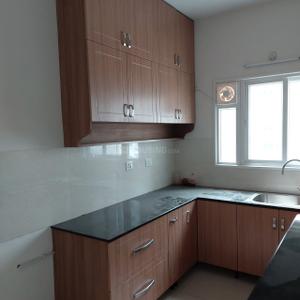 Kitchen Image of 1800 Sq.ft 3 BHK Apartment / Flat for rent in L And T Raintree Boulevard, Sahakara Nagar Bengaluru for Rs. 100000