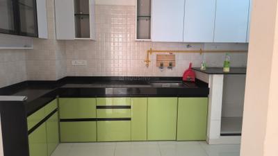 Kitchen Image of 1100 Sq.ft 2 BHK Apartment / Flat for rent in Nyati Elan Central II, Wagholi Pune for Rs. 26000