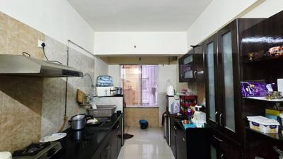 Kitchen Image of 950 Sq.ft 2 BHK Apartment / Flat for sale in G K Atlanta, Wakad Pune for Rs. 8600000