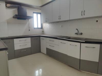 Kitchen Image of 2442 Sq.ft 4 BHK Apartment / Flat for rent in Sakar Elite Apex, Mahalakshmi Nagar Indore for Rs. 60000