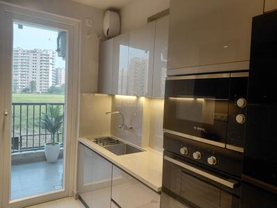 Kitchen Image of 1900 Sq.ft 3 BHK Apartment / Flat for sale in Krishna Atlantis Grand, Bhabat Zirakpur for Rs. 13300000
