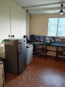 Kitchen Image of 850 Sq.ft 1 BHK Apartment / Flat for rent in Sus Pune for Rs. 22000