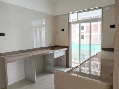 Kitchen Image of 2150 Sq.ft 3 BHK Apartment / Flat for sale in Arham Satyam Valencia, Kharghar Navi Mumbai for Rs. 30000000