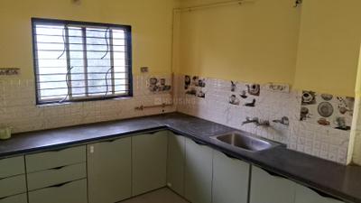 Kitchen Image of 1112 Sq.ft 2 BHK Apartment / Flat for rent in Landmark Radhe Regency, Hukma Khedi Indore for Rs. 13500