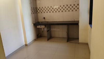 Kitchen Image of 600 Sq.ft 1 BHK Apartment / Flat for rent in Ram Laxman Sadguru Residency, Shilphata Thane for Rs. 11000
