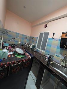 Kitchen Image of 700 Sq.ft 2 BHK Apartment / Flat for rent in Ramkrishan Nagar Patna for Rs. 12000