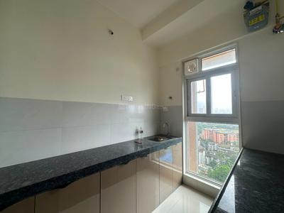 Kitchen Image of 657 Sq.ft 1 BHK Apartment / Flat for rent in Ashar Arize, Kalwa Thane for Rs. 32000