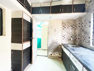 Kitchen Image of 324 Sq.ft 1 BHK Apartment / Flat for sale in Jivrajpark Ahmedabad for Rs. 2100000