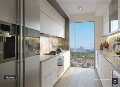 Kitchen Image of 893 Sq.ft 2 BHK Apartment / Flat for sale in Kabra Tiara, Malad East Mumbai for Rs. 25000000