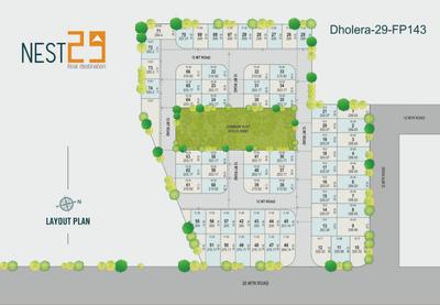 Image of 369 Sq.ft Residential Plot / Land for sale in Cube Nest 29, Dholera, Ahmedabad for Rs. 8487000