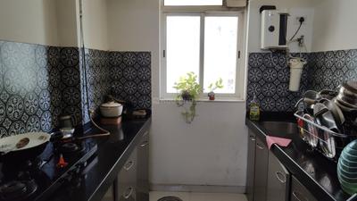 Kitchen Image of 613 Sq.ft 1 BHK Apartment / Flat for sale in Lodha Amara, Kolshet Thane for Rs. 8000000