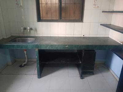 Kitchen Image of 650 Sq.ft 1 BHK Builder Floor for rent in Thergaon Pune for Rs. 12500