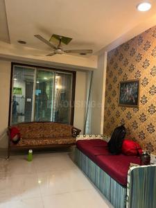 Hall Image of 950 Sq.ft 1.5 BHK Apartment / Flat for rent in Kopar Khairane Navi Mumbai for Rs. 34000