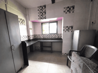 Kitchen Image of 380 Sq.ft 1 RK Apartment / Flat for sale in Sneha Nagar Nashik for Rs. 1300000