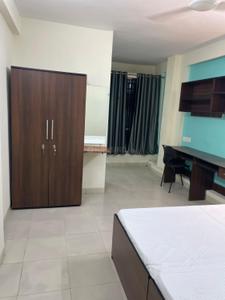 Bedroom Image of 280 Sq.ft 1 BHK Studio for rent in Vijay Nagar Indore for Rs. 13000