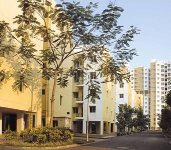 Image of 701 Sq.ft 2 BHK Apartment / Flat for rent in Shapoorji Pallonji Shukhobrishti Spandan Phase 10, New Town, Kolkata for Rs. 15000
