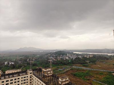 Balcony Image of 400 Sq.ft 1 RK Studio for rent in Hiranandani Solitaire, Thane West Thane for Rs. 30000
