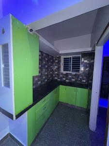 Kitchen Image of 1000 Sq.ft 2 BHK Builder Floor for rent in Vijayanagar Bengaluru for Rs. 17500