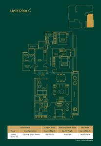 Image of 2639 Sq.ft 3 BHK Apartment / Flat for sale in Falcon Tatva, Khandagiri, Bhubaneswar for Rs. 24500000