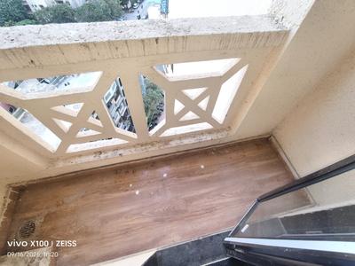 Balcony Image of 675 Sq.ft 1 BHK Apartment / Flat for rent in Kalwa Thane for Rs. 21000