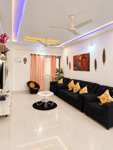 Living Room Image of 1414 Sq.ft 3 BHK Apartment / Flat for rent in Electronic City Phase 2 Bengaluru for Rs. 46000