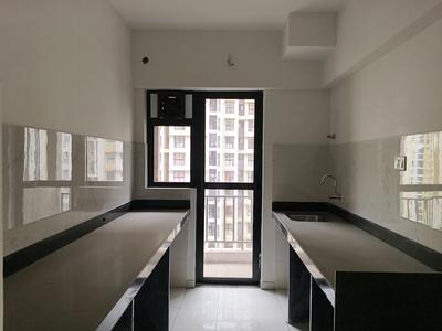 Kitchen Image of 710 Sq.ft 1.5 BHK Apartment / Flat for rent in Runwal Garden City Cluster 11 Tower 1 2, Dombivli East Thane for Rs. 14000