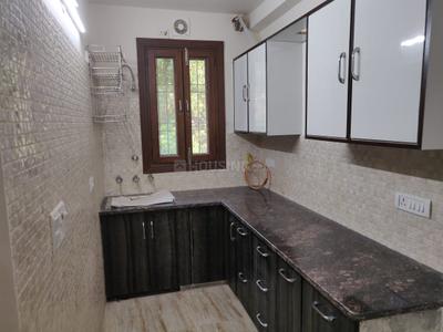 Kitchen Image of 756 Sq.ft 2 BHK Builder Floor for rent in Vikaspuri New Delhi for Rs. 30000