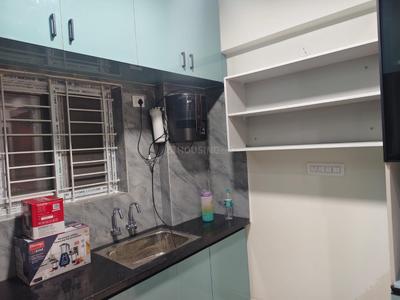 Kitchen Image of 1250 Sq.ft 2 BHK Apartment / Flat for rent in Mahadevapura Bengaluru for Rs. 55000