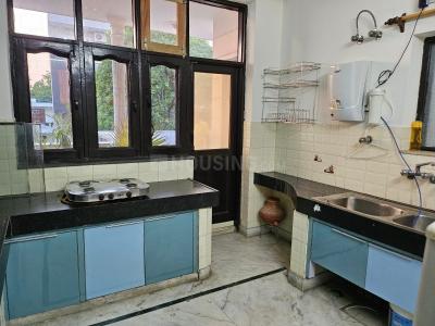 Kitchen Image of 666 Sq.ft 1 BHK Independent House for rent in Sector 7 Gurgaon for Rs. 14000