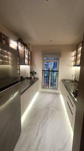 Kitchen Image of 400 Sq.ft 1 BHK Apartment / Flat for sale in Space Sky 27, Bhandup West Mumbai for Rs. 9100000