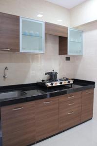 Kitchen Image of 590 Sq.ft 1 BHK Apartment / Flat for rent in Rutu Estate, Thane West Thane for Rs. 27000