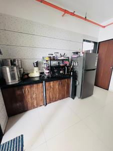 Kitchen Image of 1300 Sq.ft 3 BHK Apartment / Flat for rent in Krishna Lotus Court, Kharadi Pune for Rs. 45000