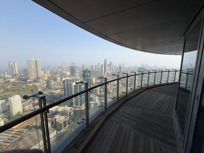 Balcony Image of 2600 Sq.ft 3 BHK Apartment / Flat for sale in Lodha World Crest, Lower Parel Mumbai for Rs. 140000000