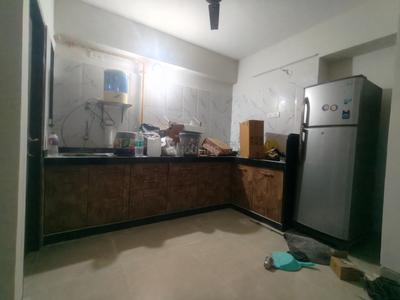 Kitchen Image of 250 Sq.ft 1 RK Apartment / Flat for rent in Shreem Gini Lake Gardenz, Makarba Ahmedabad for Rs. 14000