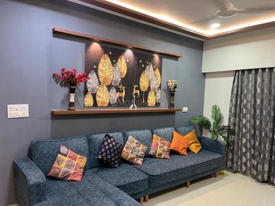 Hall Image of 1850 Sq.ft 3 BHK Apartment / Flat for rent in Adani The Meadows, Shantigram Ahmedabad for Rs. 50000