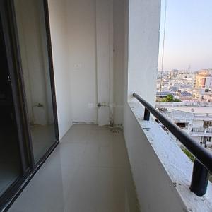 Balcony Image of 727 Sq.ft 3 BHK Apartment / Flat for rent in Nirmaan One, New Gotri Vadodara for Rs. 22000