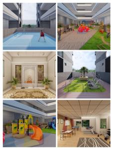 Image of 1040 Sq.ft 2 BHK Apartment / Flat for sale in Buildwell Eminence, Bhawrasla, Indore for Rs. 5720000