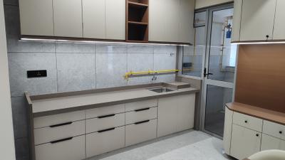Kitchen Image of 1315 Sq.ft 2 BHK Apartment / Flat for sale in Padam Samarth Srushti, Pal Gam Surat for Rs. 6300000