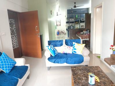 Bedroom Image of 1080 Sq.ft 2 BHK Apartment / Flat for rent in Adani The Meadows, Shantigram Ahmedabad for Rs. 30000