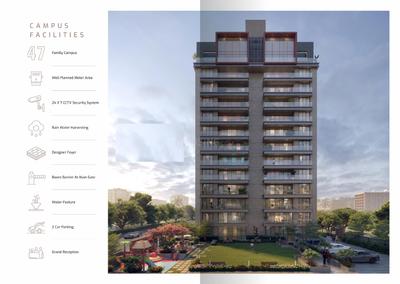 Image of 2540 Sq.ft 3 BHK Apartment / Flat for sale in Pal, Surat for Rs. 12118340