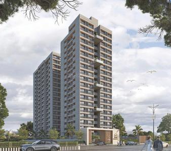 Image of 1545 Sq.ft 3 BHK Apartment / Flat for sale in Digja Shiv Samarth 2, Adajan Gam, Surat for Rs. 5400000