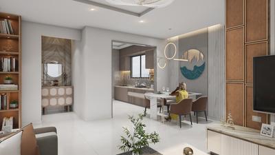 Living Room Image of 1070 Sq.ft 3 BHK Apartment / Flat for sale in Maheshwaram Vrinda Phase 1, Ravet Pune for Rs. 11000000