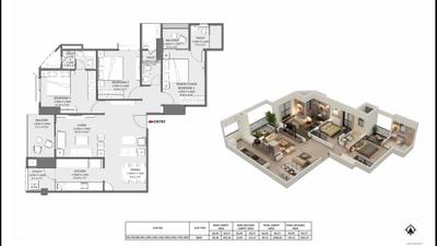 Image of 1454 Sq.ft 3 BHK Apartment / Flat for sale in Naiknavare Centralvista, Sadashiv Peth, Pune for Rs. 17800000
