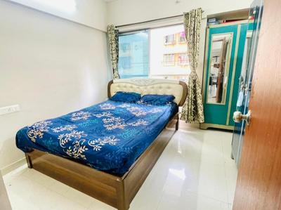 Bedroom Image of 600 Sq.ft 1 BHK Apartment / Flat for rent in Royal Oasis, Malad West Mumbai for Rs. 38000