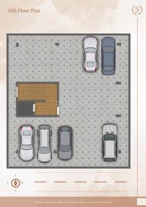 Floor Plan Image of 2190 Sq.ft 3 BHK Apartment / Flat for sale in Adyar Chennai for Rs. 39400100