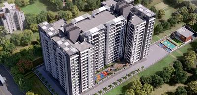 Image of 1425 Sq.ft 3 BHK Apartment / Flat for sale in Shree Nivasa Elevia Phase II, Mundhwa, Pune for Rs. 9800000