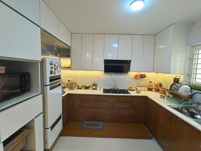 Kitchen Image of 1485 Sq.ft 3 BHK Apartment / Flat for sale in K R Puram Bengaluru for Rs. 15650000