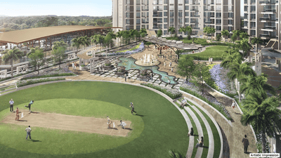Image of 1080 Sq.ft 2 BHK Apartment / Flat for sale in Vardhman Dreams, Wakad, Pune for Rs. 5500000