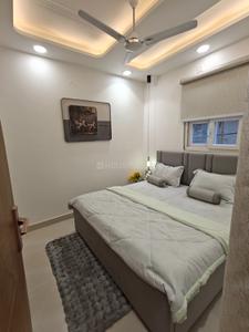 Bedroom Image of 950 Sq.ft 3 BHK Builder Floor for rent in Guru Ji Welfare Homes, Dwarka Mor New Delhi for Rs. 32500