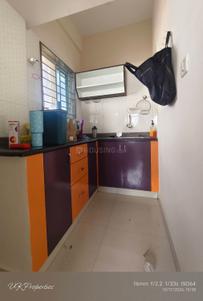 Kitchen Image of 600 Sq.ft 1 BHK Builder Floor for rent in HSR Layout Bengaluru for Rs. 22000